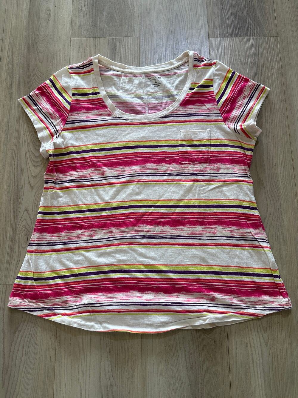 Sonora Striped Pocket Tee SEO Optimized Top